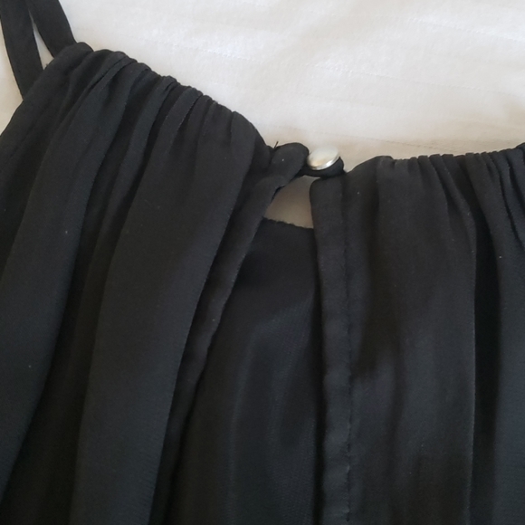 NWOT Black Satin Dress from Romania 🇷🇴 - Picture 7 of 7